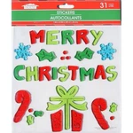 New Merry Christmas Window Gel Clings 31 Pcs Presents Candy Canes Decorations!. Fixed Price $10.99.