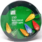 Home Accents Holiday 1005 039 215 150CT Multicolor Led C6 49' Green String - New. Fixed Price $29.95.