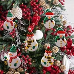12PCS Mini Snowman Christmas Clay Pendant Ornament Traditional Tree.... Fixed Price $14.71.