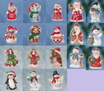 Jim Shore By Mill Hill Winter Series Counted Cross Stitch Kits Santas, Gnomes, +. Fixed Price $9.99.