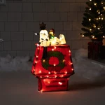 Northlight 18" Lighted Snoopy Dog House Outdoor Christmas Yard Decoration. Fixed Price $110.49.