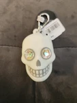 Bath & Body Works Light Up Skull Pocketbac Holder Gem Eyes Key Chain Fob. Fixed Price $13.99.