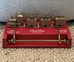 Martha Stewart Christmas Holiday Stocking Holder Rod Train On Track Nib. Fixed Price $54.99.