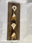 Old Wood Indian Arrow And Feather Sign Plaque Western Decor. Fixed Price $15.00.