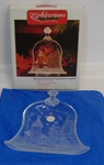 Crystal Clear 7" Bell Of Christmas Celebrations Plate Frosted Candy Dish Decor. Fixed Price $24.99.