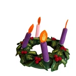 Childrens Felt Advent Wreath Roman Inc Catholic Kids Christmas Christian Candles. Fixed Price $10.93.