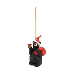 Black Christmas Ornament "nick The Elf" By Jeff Fleming Bearfoots Rustic. Fixed Price $11.50.