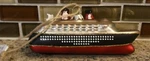 New Pottery Barn Cruise Ship Hand Painted Glass Christmas Holiday Ornament. Fixed Price $19.99.