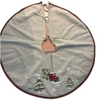 Domain Christmas Skirt Embroidered Truck & Tie Closure New No Tag. Fixed Price $29.98.