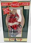 Coca-cola Santa Claus Mercury Glass Figurine 1998 Table Top Target Nib CNX006. Fixed Price $19.95.