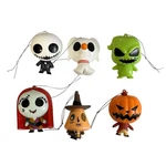 Hallmark 2025 Full Set 6 The Nightmare Before Christmas Mystery Ornaments Opened. Fixed Price $64.00.