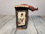 Kurt Adler Hinged Rustic Woodland Cottage Outhouse Xmas Ornament H3718-2. Fixed Price $15.00.
