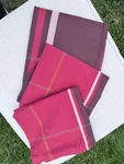 Set Of 3 - Pottery Barn Mckinley Plaid Zip Pillow Cover 21" Holiday Christmas. Fixed Price $29.99.