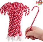Joyin Pcs Christmas Candy Cane Ball Point Pens 1 Count (pack Of 24), Red. Fixed Price $38.99.
