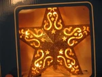 New Northlight 10 Christmas Gold Star Tree Topper - 5 Pointed Shaped. Fixed Price $15.00.