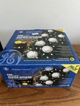 Ge Holiday Classics Super Sphere 4" Balls White 104 Lights Starburst Christmas. Fixed Price $24.99.