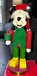 Disney Mickey Mouse Wooden Christmas Nutcracker 10 Item # DN6171L - W/ Box. Fixed Price $25.99.