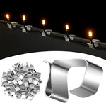 Christmas Lights Gutter Hooks Galvanized Holiday 14 X 11 Mm, Silver. Fixed Price $8.97.