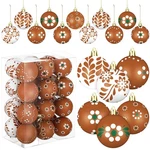 Rotatingpals 24 Pcs 2.36 Inch Mexican Christmas Ball Ornaments Platos De Barr.... Fixed Price $56.38.