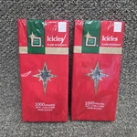Vintage 1995 Brite Star Icicles 1000 Strands 18" Long Silver Lot Of 2 Boxes. Fixed Price $25.00.