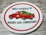 Royal Norfolk 8" Plate / Holiday Christmas Red Truck Ceramic Table Home Decor. Fixed Price $10.00.