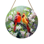 Harooni Birds Welcome Door Sign For Front Decor,spring Pink Flora.... Fixed Price $18.42.