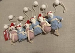 Ashland Felted Wool White Mouse Garland Love Spa Cute New. Fixed Price $15.00.