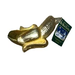 4" Peeled Banana Blown Glass Christmas Ornament Old World Style Decoration. Fixed Price $13.21.