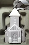 Wedgwood Christmas Figural Church Grey Ornament 2016 Boxed # 40016255. Fixed Price $46.20.