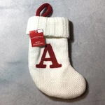 Wondershop Monogram Mini Christmas Stocking Initial Letter White Knit Target. Fixed Price $25.99.