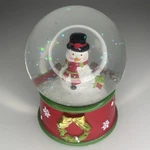 Snowman With Gift Globe Christmas Holiday Festive Decoration. Fixed Price $8.79.