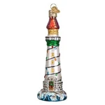 Old World Christmas Holiday Lighthouse Glass Ornament Ocean 20039 #. Fixed Price $27.99.