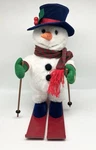 Vtg Gemmy Singing Snowman 15 He Sings Let It & Dances But Does Not Ski. Fixed Price $59.00.