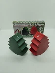 Select Vermont Hardwood Christmas Tree Wooden Salt Pepper Shakers Made In Usa. Fixed Price $7.60.