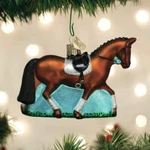 Old World Christmas Dressage Horse Dancing Glass Ornament 12555. Fixed Price $27.88.