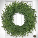 26 Inch Christmas Wreaths For Front Door Real Touch Large Xmas Winter Pine Ce.... Fixed Price $64.16.