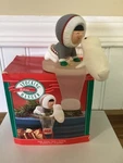 Vintage Hallmark Stocking Hanger Eskimo Seal Frosty Friends Rare Original Box. Fixed Price $14.95.