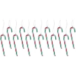 Northlight 12CT Multi Twist Candy Cane Christmas Ornaments 4". Fixed Price $13.49.