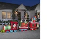 Huge 16 Ft X 6.5 Tall Gemmy Colossal Airblown Inflatable Christmas Train. Fixed Price $199.00.