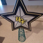 Ucf Knights Memory Company Christmas Tree Topper Mosaic Stained Glass Star. Fixed Price $25.00.