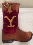 New W/tag Yellowstone Dutton Ranch Ruz Boot Christmas Stocking 17" Cowboy. Fixed Price $12.25.