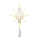 White Star Christmas Tree Topper Light-up Led 11" Glitter Sparkle. Fixed Price $22.97.