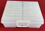 Iris Usa 4" 6" Photo Storage Box Craft Keeper, Transparent Handle Container 16. Fixed Price $25.00.