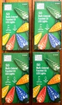 Lot Of 4 Home Accents 50 Multi Colored Faceted C6 Led Christmas Lights 16 Ft New. Fixed Price $44.99.