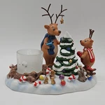 Partylite Reindeer Christmas Votive Candle Holder P8536 Decorating Xmas Tree Box. Fixed Price $19.99.
