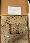 Pampered Chef Holiday Dots Square Bowl Christmas 3010. Fixed Price $25.00.
