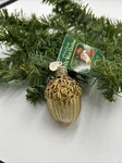 Old World Christmas Acorn Blown Glass Ornament 28075 Small. Fixed Price $12.99.