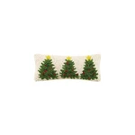 Peking Handicraft Christmas Trees Hook Pillow, 12" Wool & Cotton, Filled. Fixed Price $26.59.
