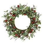 Ynylchmx 20 Inch Christmas Wreath For Front Door, Eucalyptus Leaves&ornaments. Fixed Price $33.99.