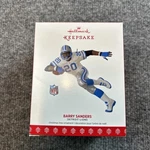 Hallmark Keepsake Barry Sanders Detroit Lions Football Nfl 2017 New In Box. Fixed Price $24.99.
